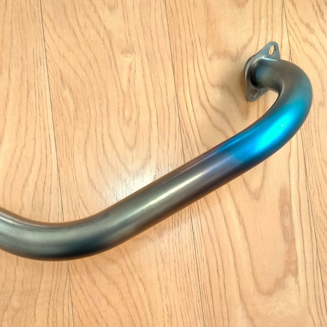 エイプ100 ヨシムラ 機械曲チタンサイクロンマフラー