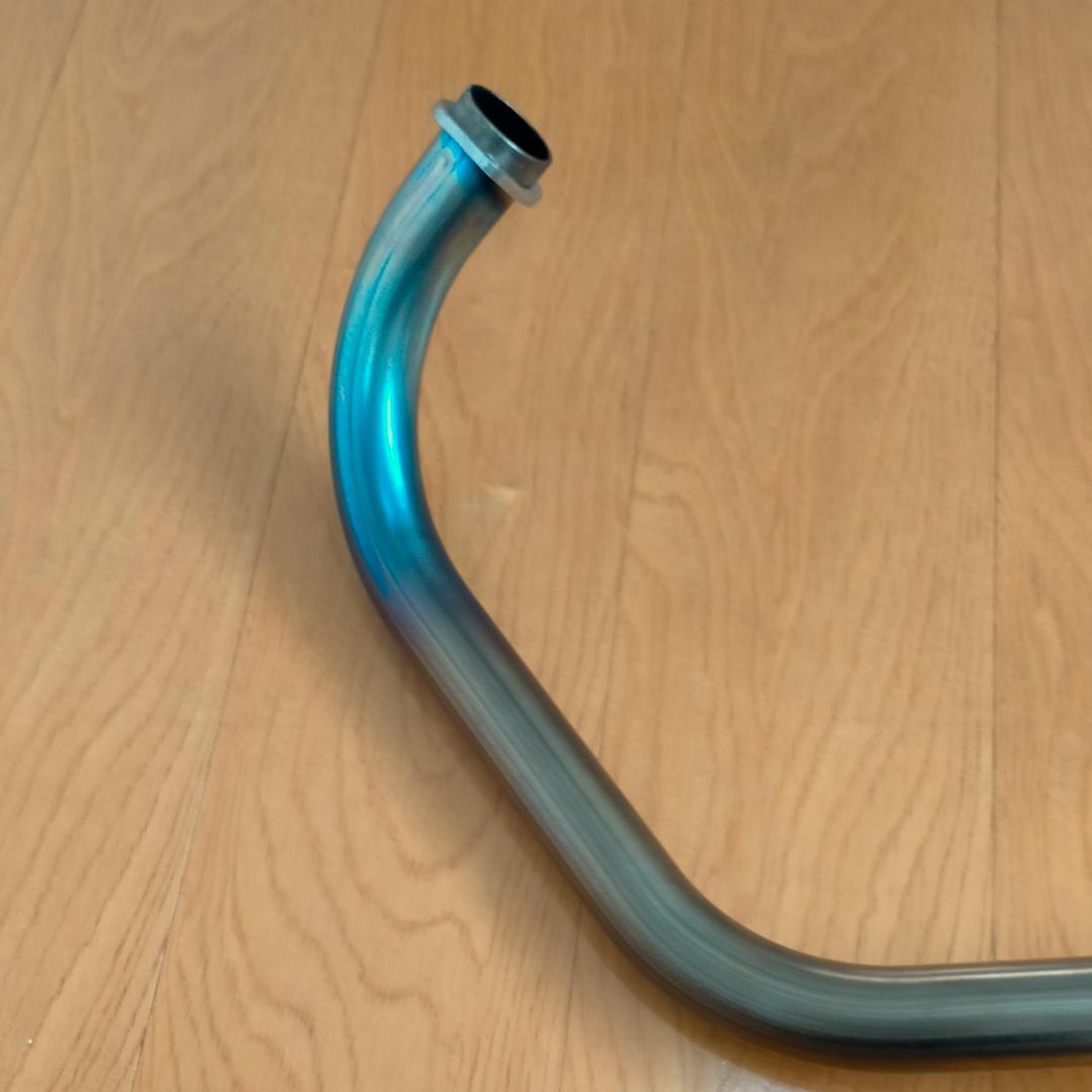 エイプ100 ヨシムラ 機械曲チタンサイクロンマフラー