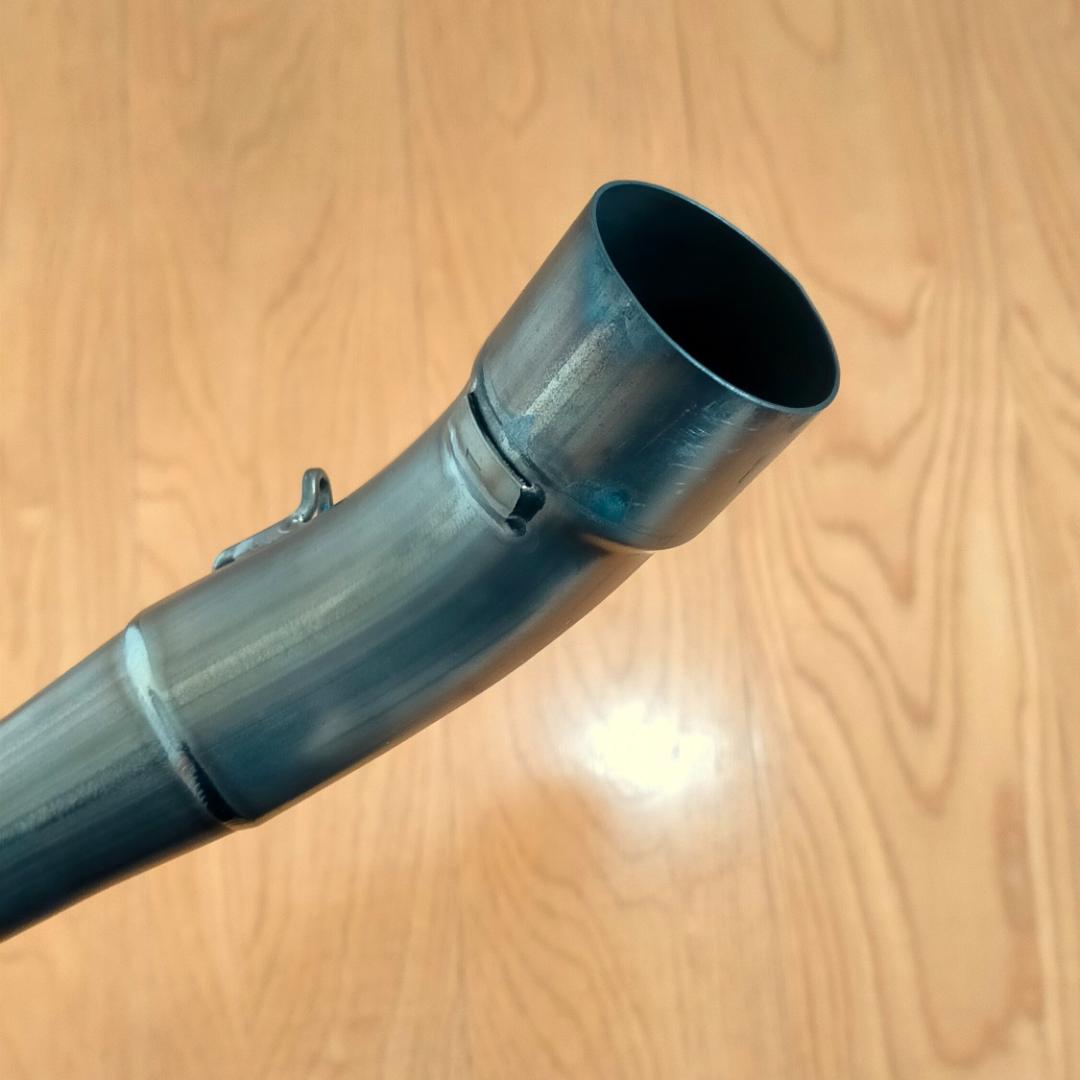 エイプ100 ヨシムラ 機械曲チタンサイクロンマフラー