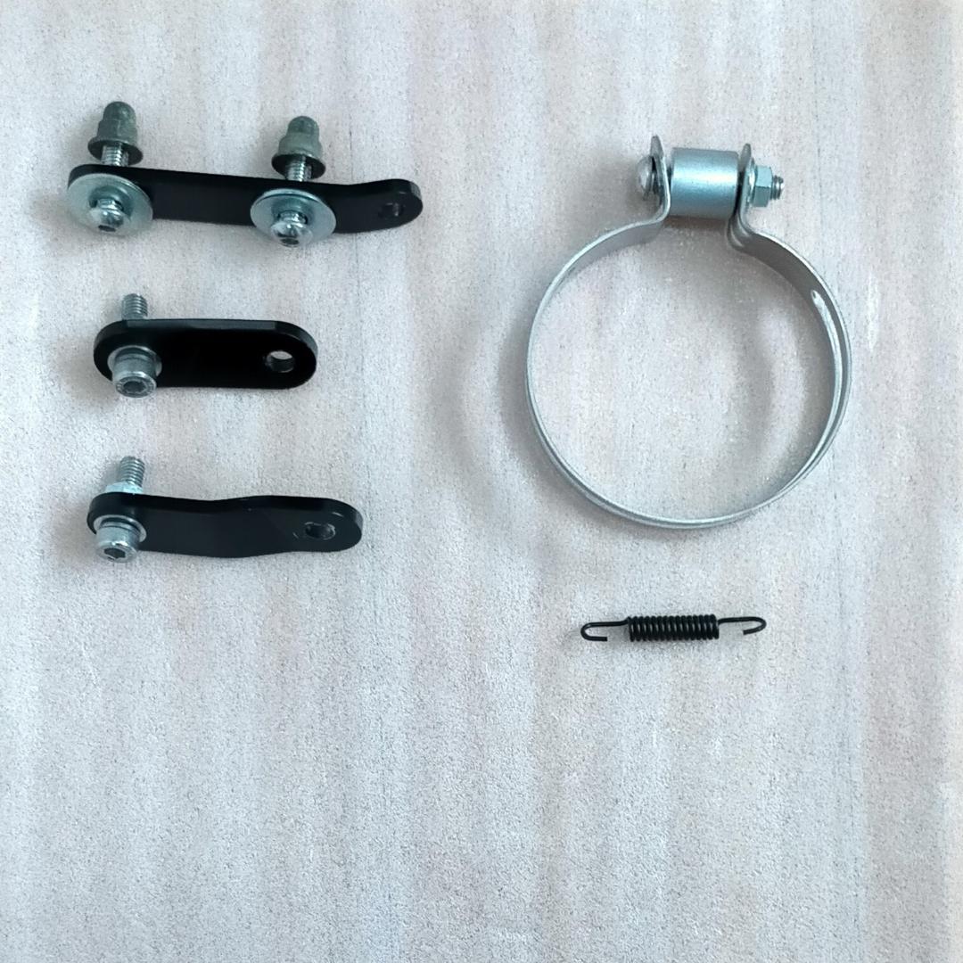 エイプ100 ヨシムラ 機械曲チタンサイクロンマフラー