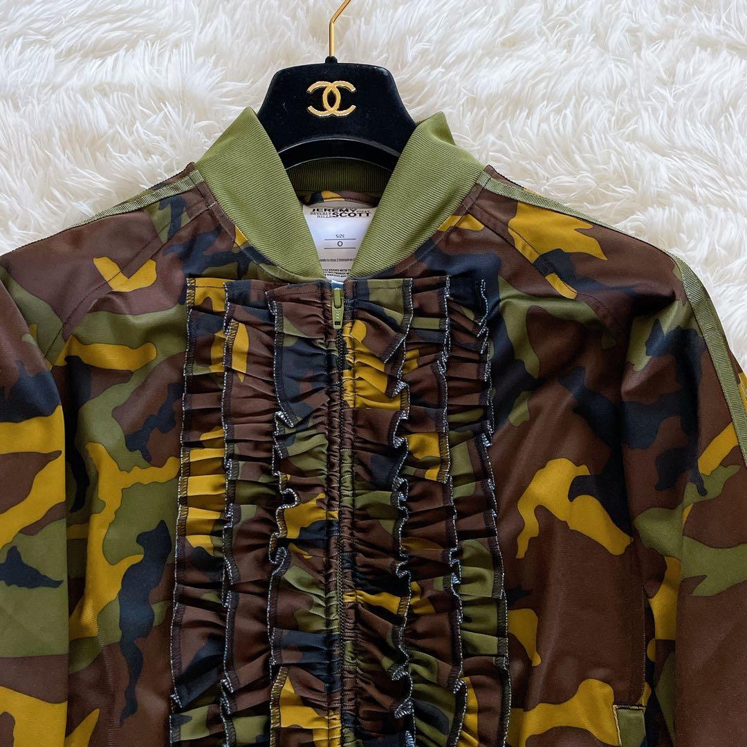 希少✨美品【アディダス】ジェレミースコット カモフラ フリル トラックジャケット