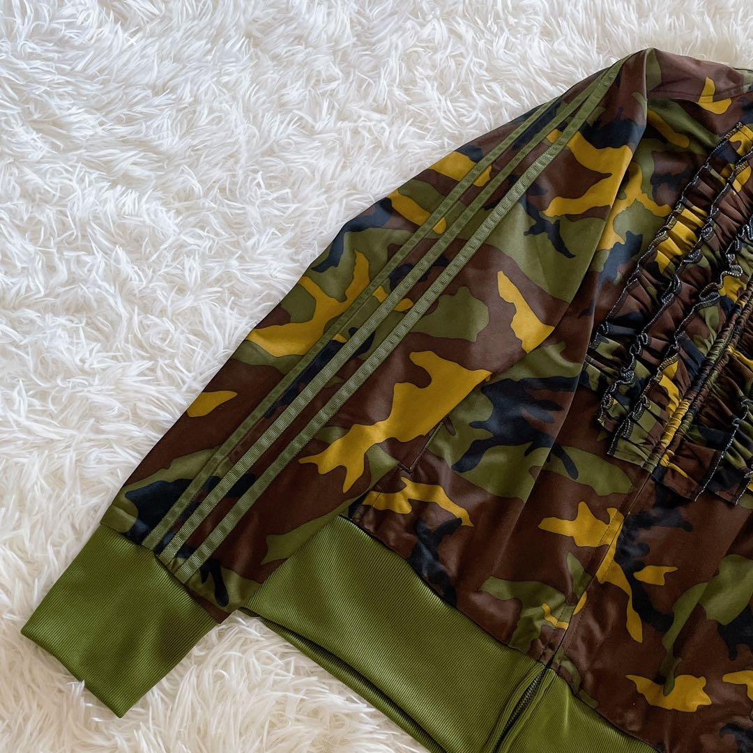 希少✨美品【アディダス】ジェレミースコット カモフラ フリル トラックジャケット