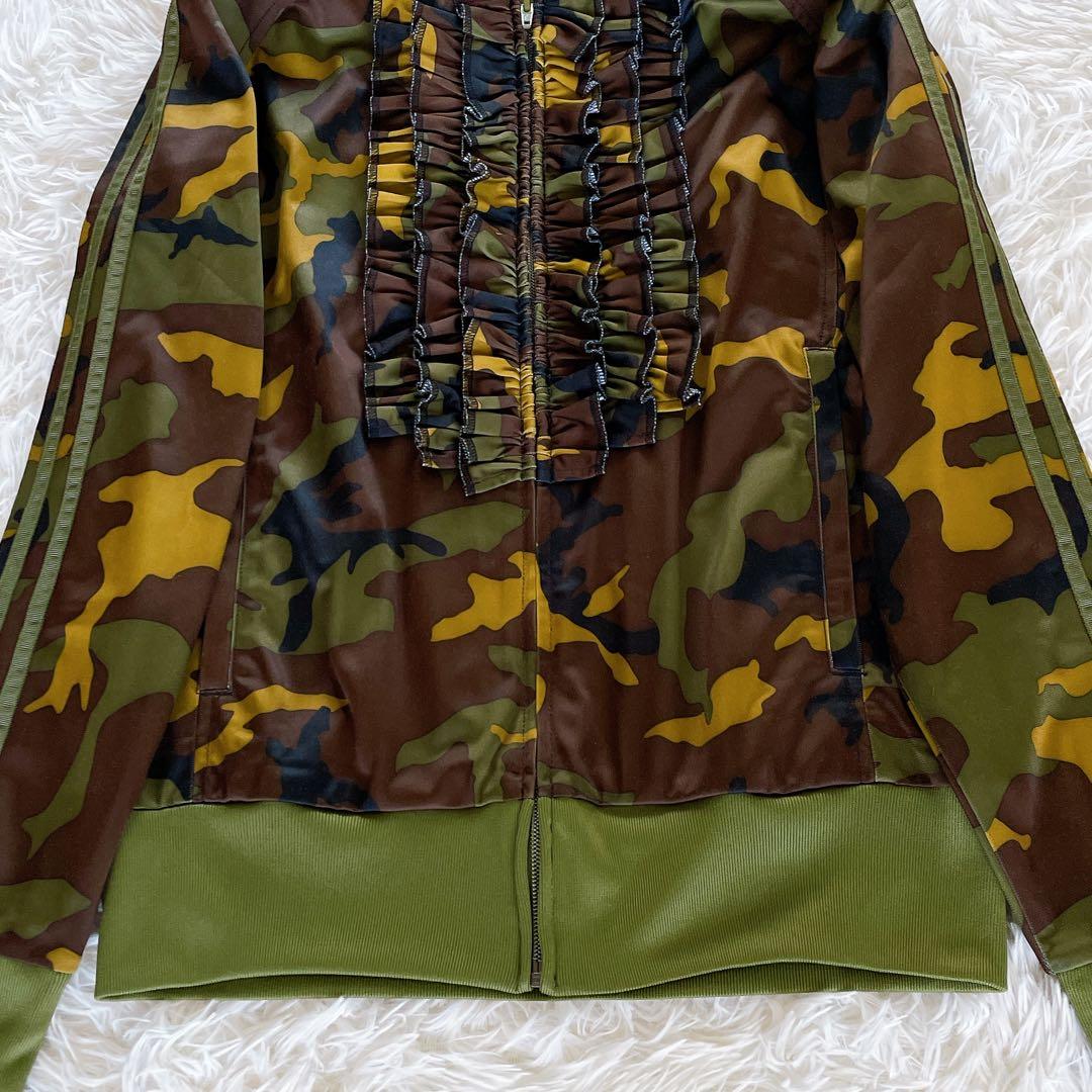 希少✨美品【アディダス】ジェレミースコット カモフラ フリル トラックジャケット