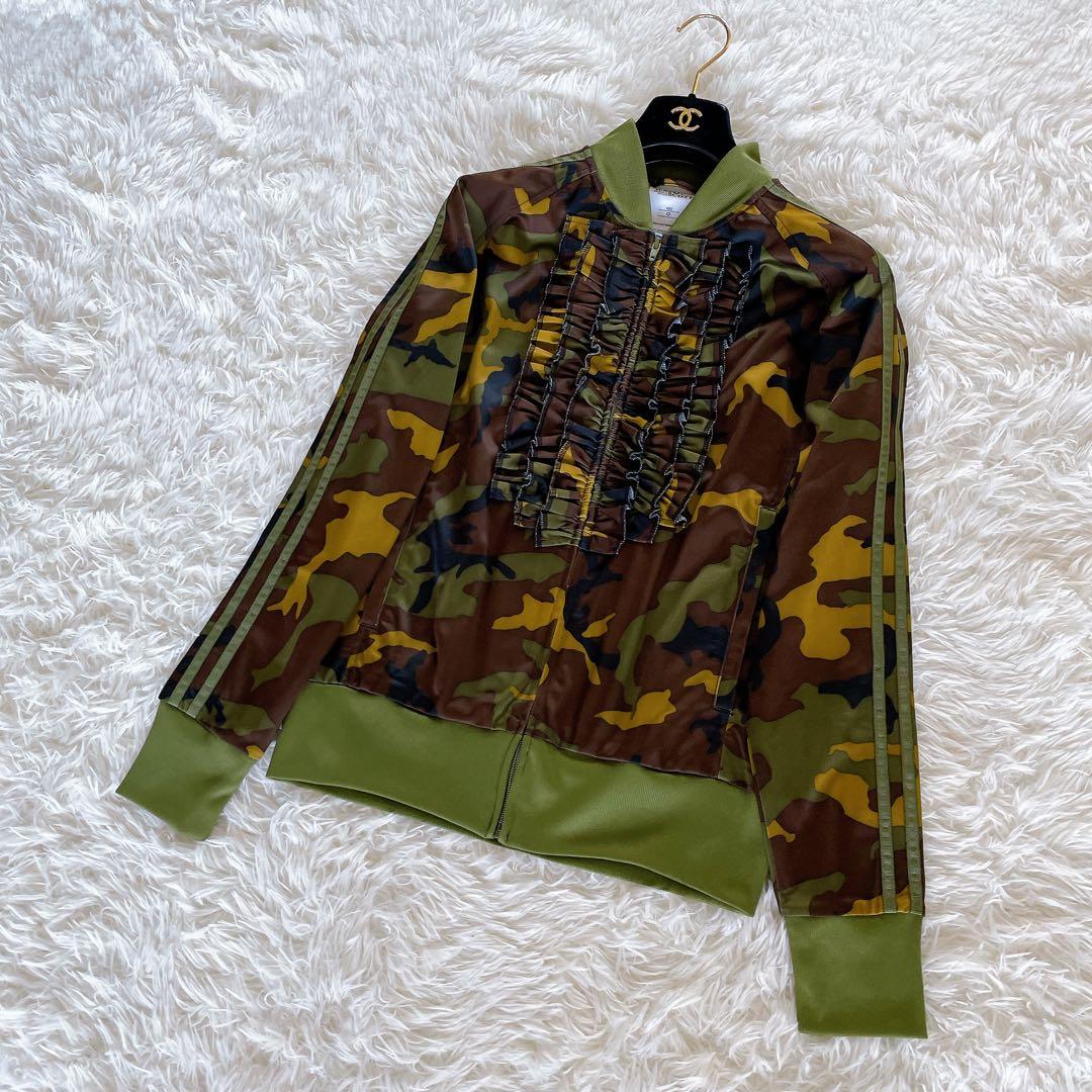 希少✨美品【アディダス】ジェレミースコット カモフラ フリル トラックジャケット