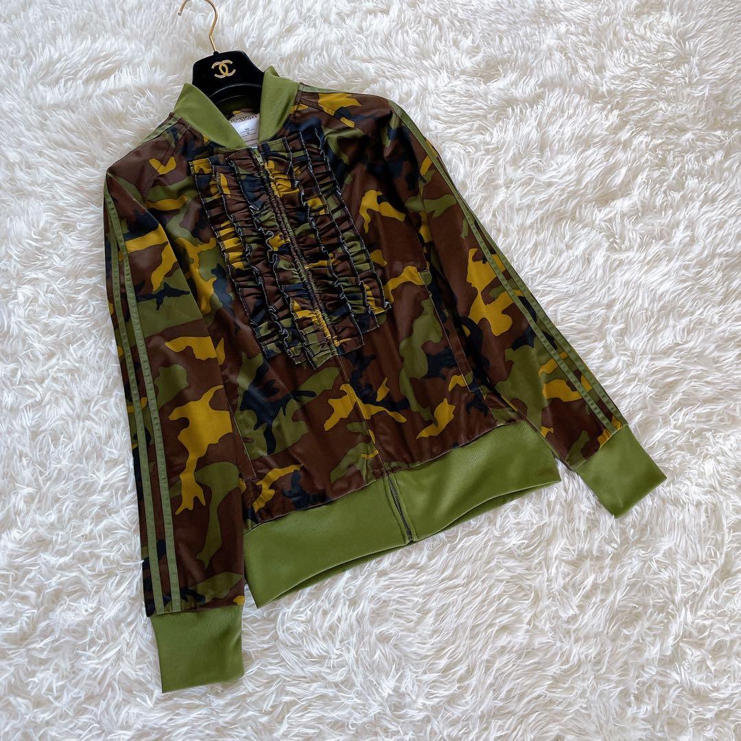 希少✨美品【アディダス】ジェレミースコット カモフラ フリル トラックジャケット