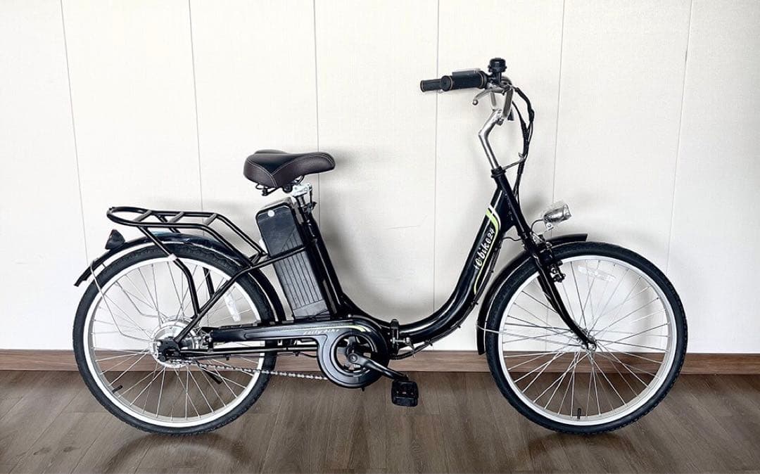 新品　折り畳みアシスト型電動自転車 E-BIKE 24インチ　黒色