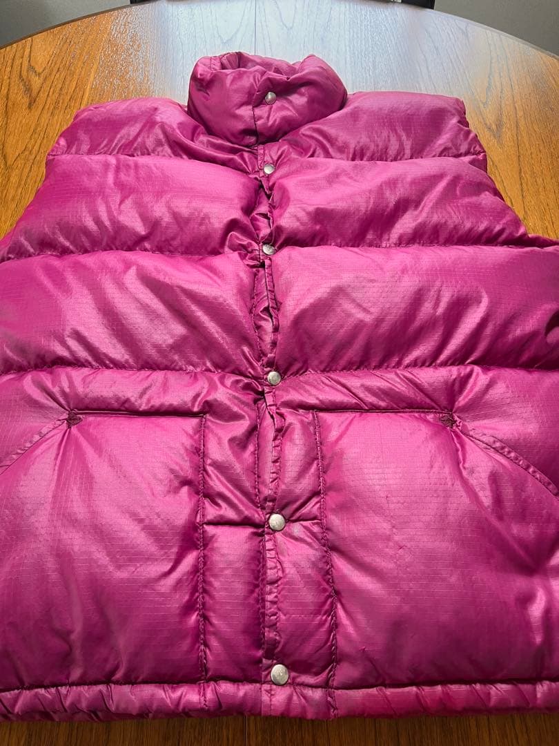 貴重！初期茶タグ！THE NORTH FACE ダウンベスト　ヴィンテージ
