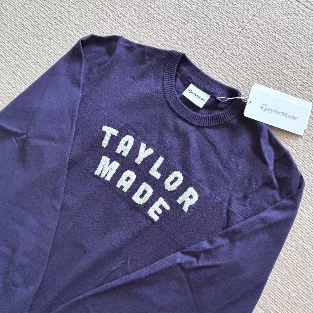 【新品】テーラーメイド　レディースセーター　ネイビー　Mサイズ