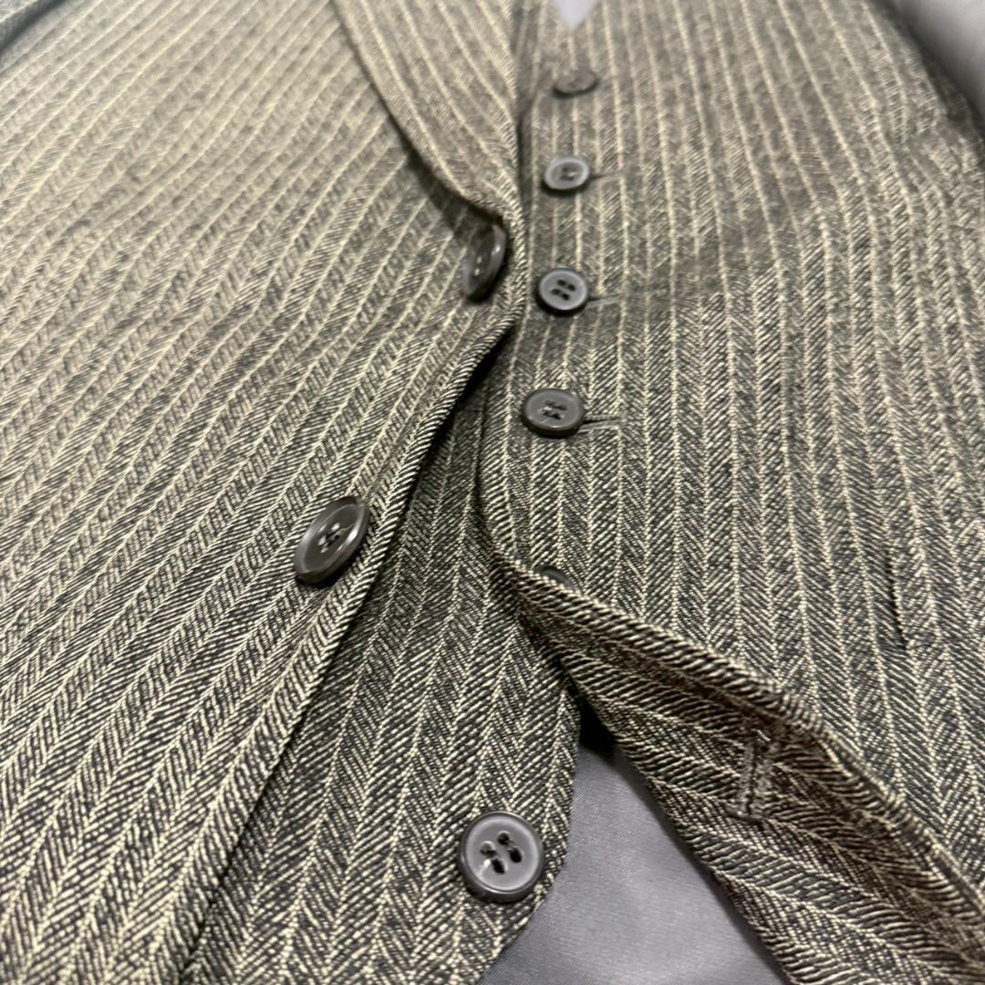 【美品】クリスチャンディオール　ヴィンテージスーツ　スリーピース　ヘリンボーン