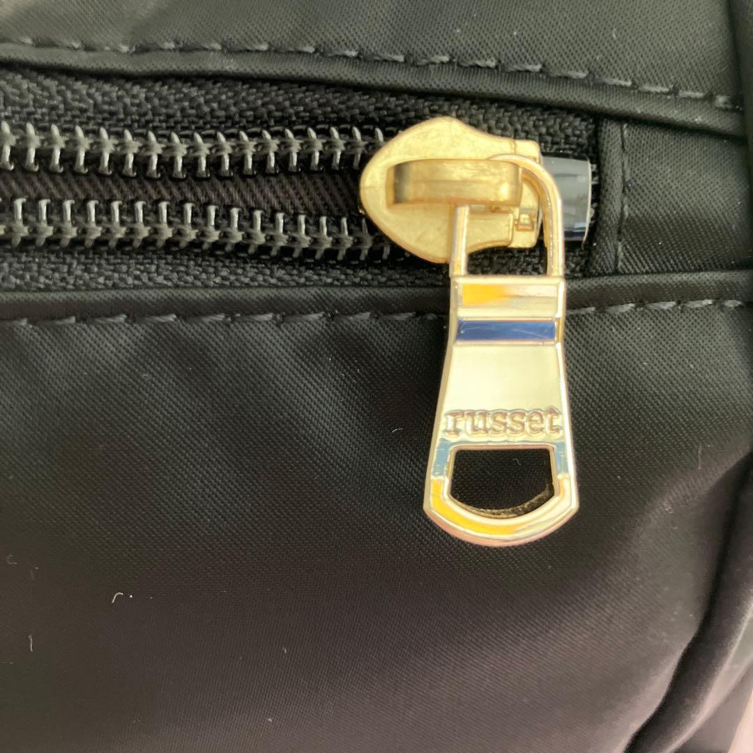 最終お値下げ☆russet clouds nylon スリングバッグ ブラック