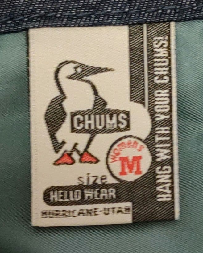 【未使用品】CHUMS デニム ジャンプスーツ Woman's M　ネイビー