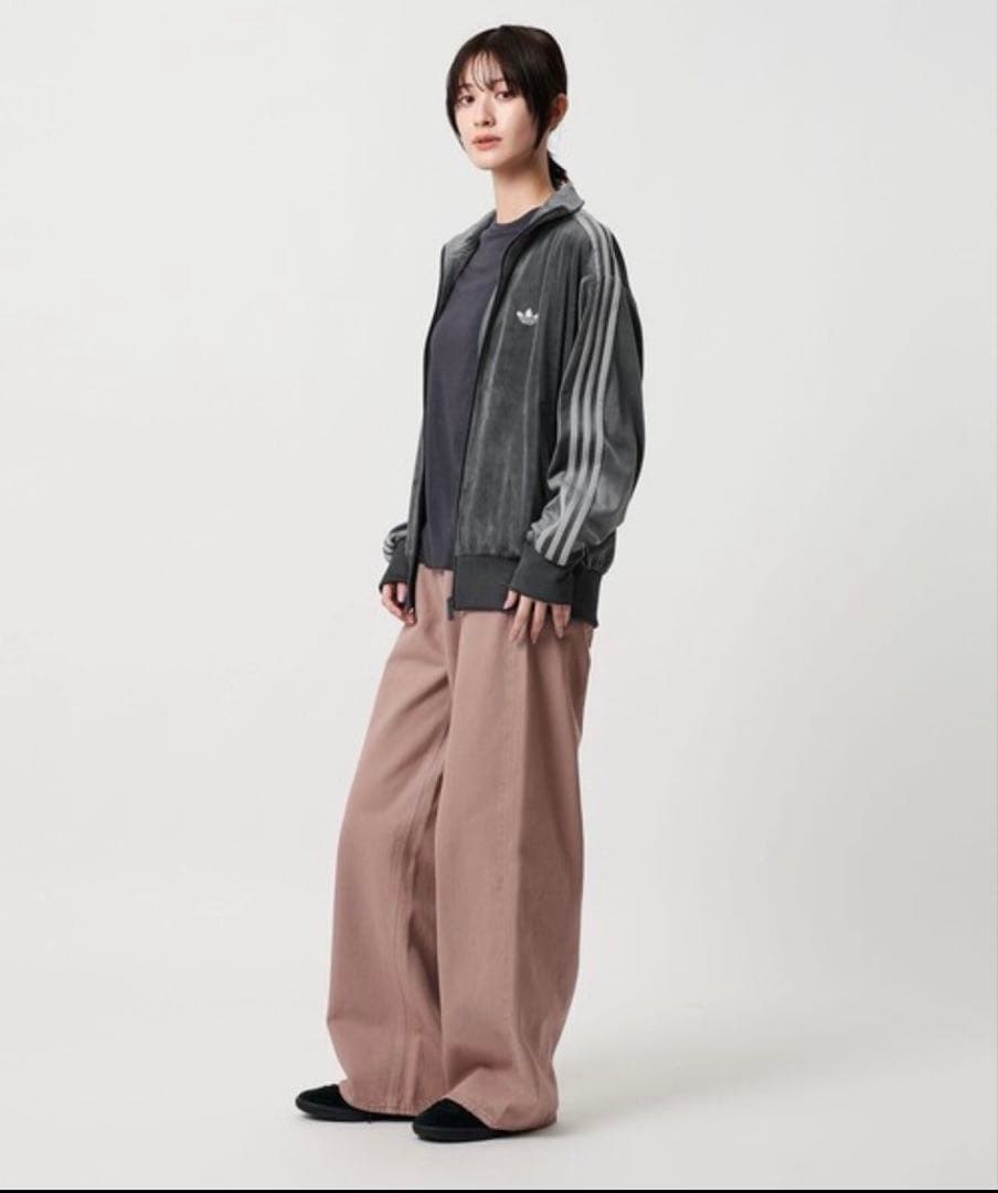 新品タグ adidasOriginals ファイヤーバード ベロアトラックトップ