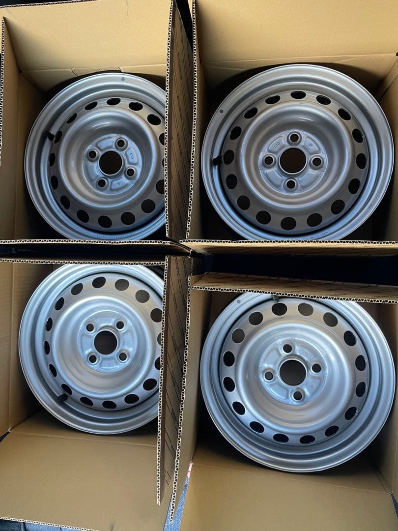 14インチ プロボックス160 社外スチールホイール