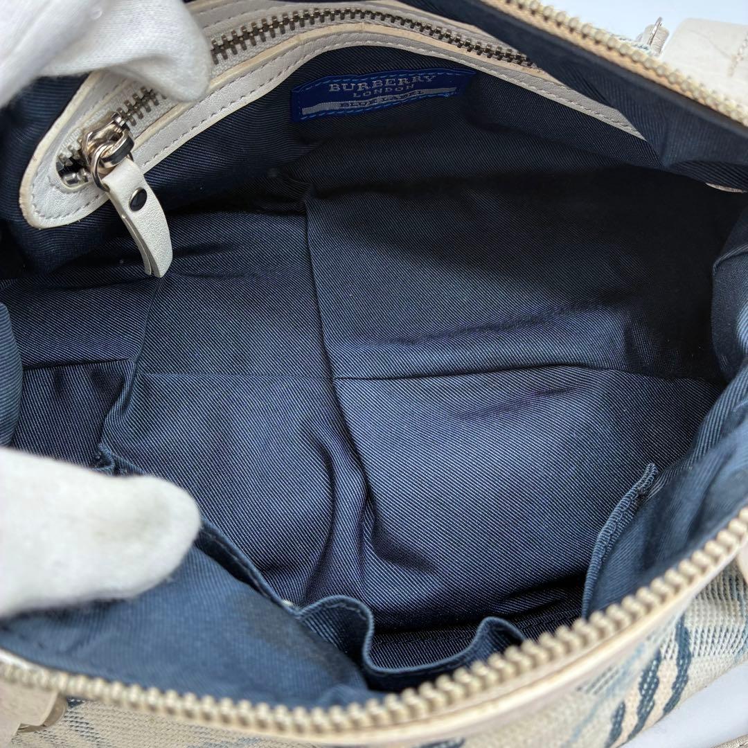 バーバリーブルーレーベル　ワンショルダーバッグ　ノバチェック　ホースロゴ