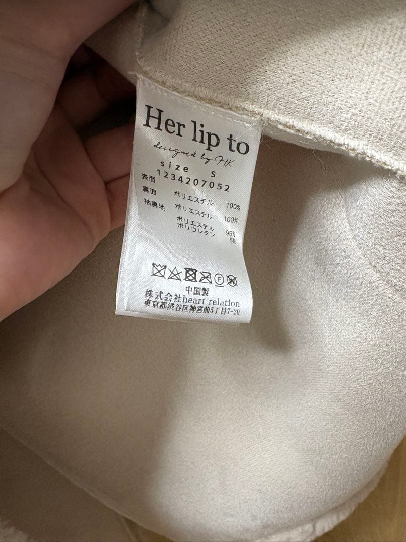 ジャケット・アウター Fleur Shearling Boa Coat