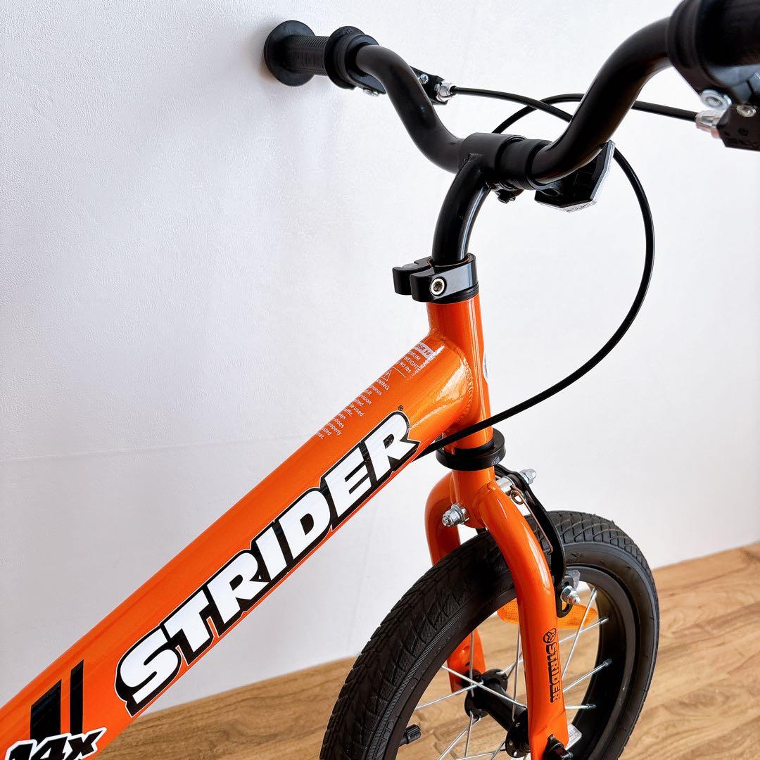 【美品　動作良好】ストライダー14X 子供用自転車 オレンジ　キックバイク