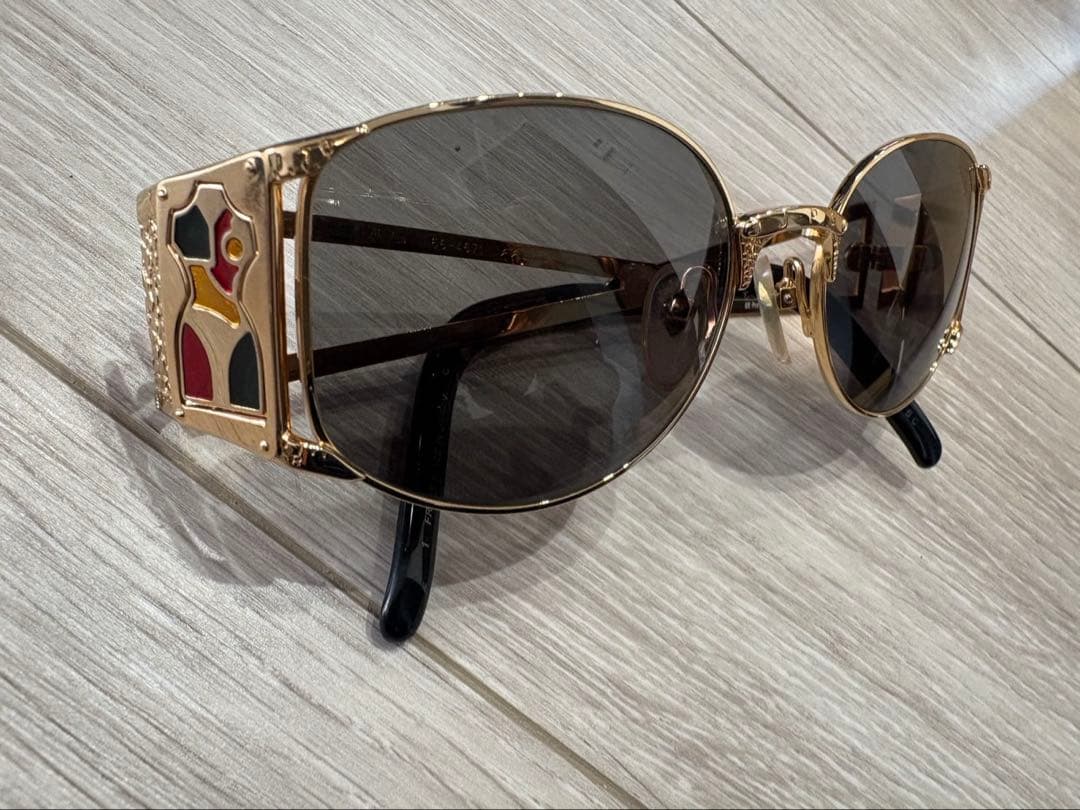 ジャンポールゴルチエ　サングラス　ゴールド　フレーム