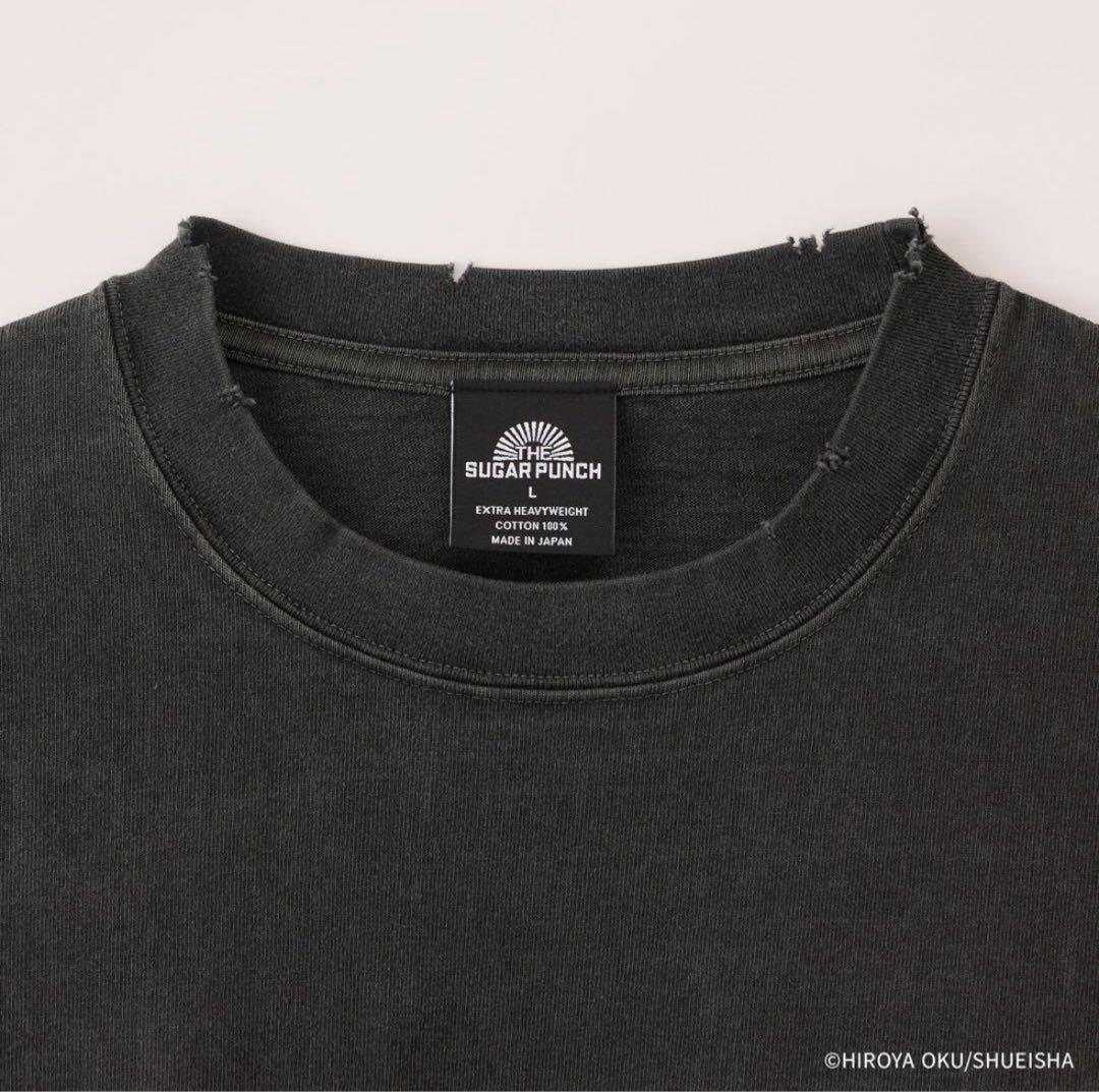 【新品最安値】GANTZ × ザシュガーパンチ　岸本恵　長袖Tシャツ　ブラック