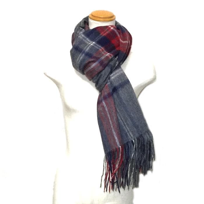 ラスト1枚値下70㎝×200超大判100%カシミヤストールマフラー新品CGY