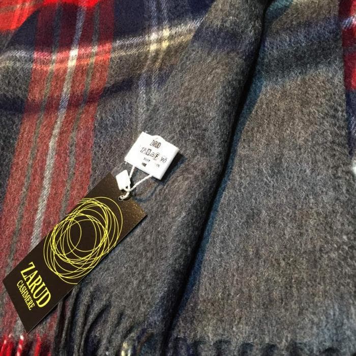 ラスト1枚値下70㎝×200超大判100%カシミヤストールマフラー新品CGY