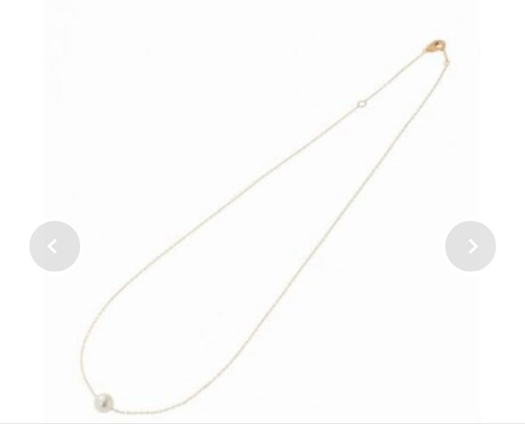 Spick &Span 【lilas】あこやパール一粒ネックレス K10