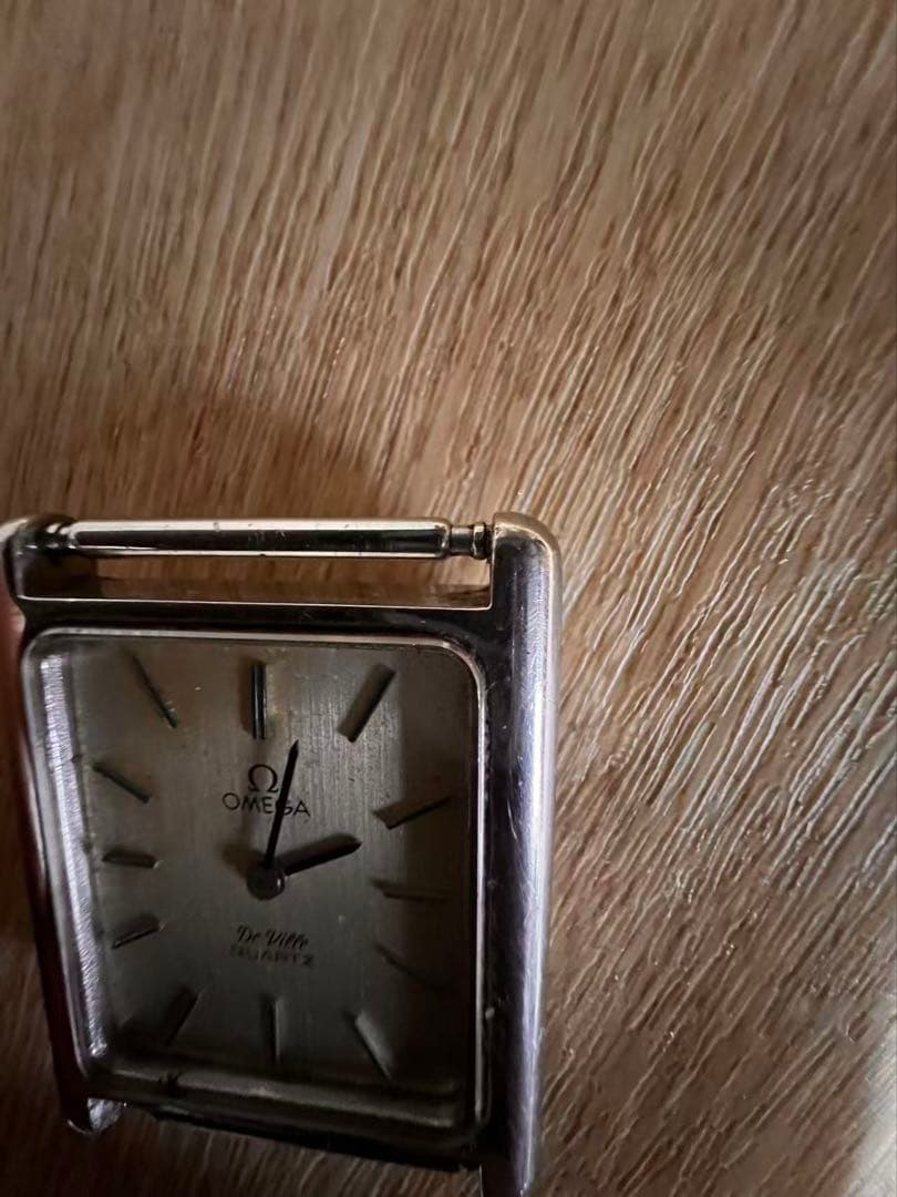 OMEGA De Ville 昭和角型 クォーツ 不動 竜頭欠品 コレクション向