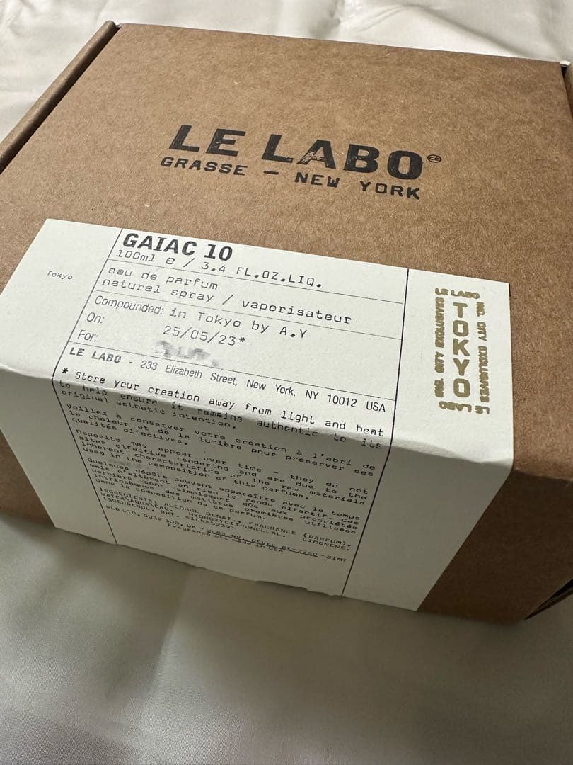 LE LABO GAIAC 10 東京限定 100ml 残量約8割 正規品