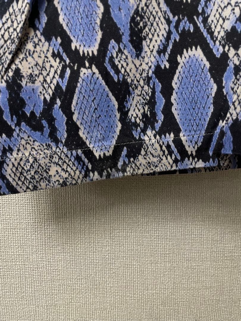 成田凌着用　Needles python pants 総柄　ニードルス　パイソン