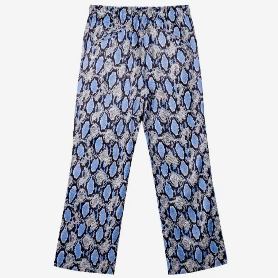 成田凌着用　Needles python pants 総柄　ニードルス　パイソン
