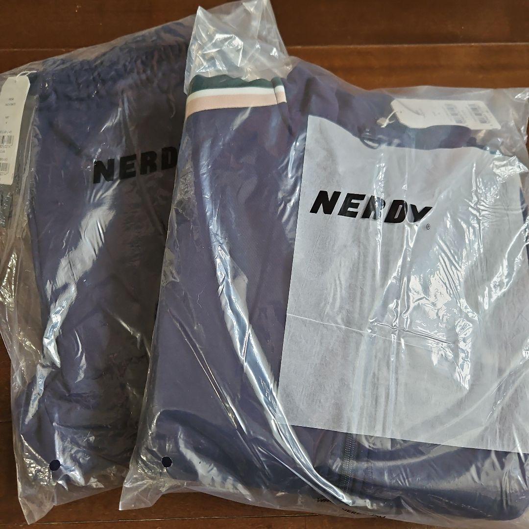 NERDY　ジャージ セットアップ　プリズムトラック　NAVY　ノルディ