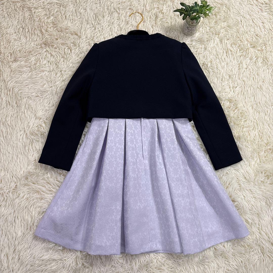 CHOPIN フラワージャガード　アンサンブルワンピース130 フレア