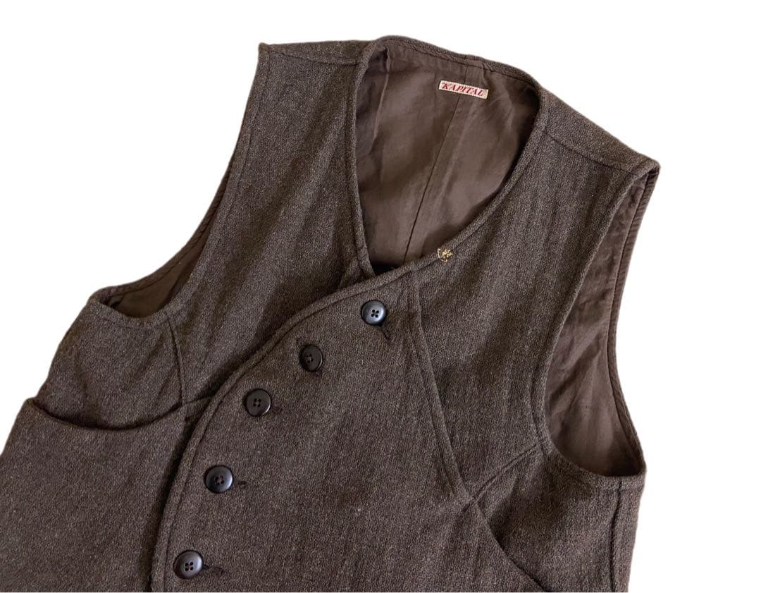 KAPITAL キャピタル ウール パン ベスト