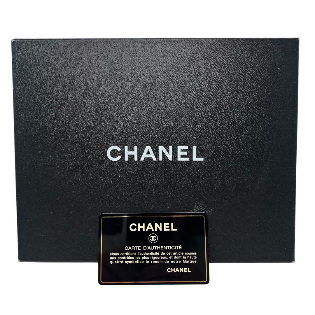 CHANEL シャネル キャビアスキン デカココ チェーンウォレット 長財布