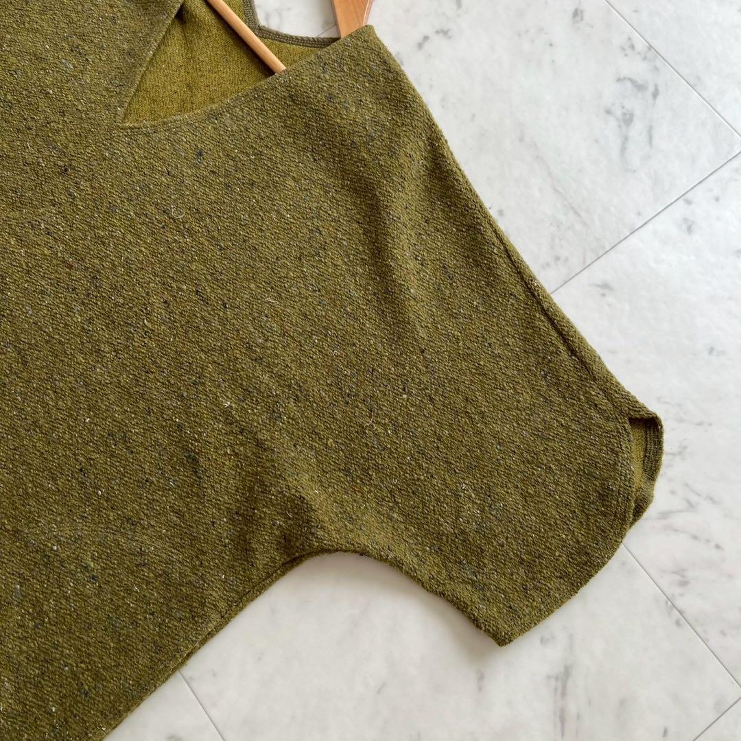 ヨーガンレール 2022 リサイクルネップツイード チュニックベスト