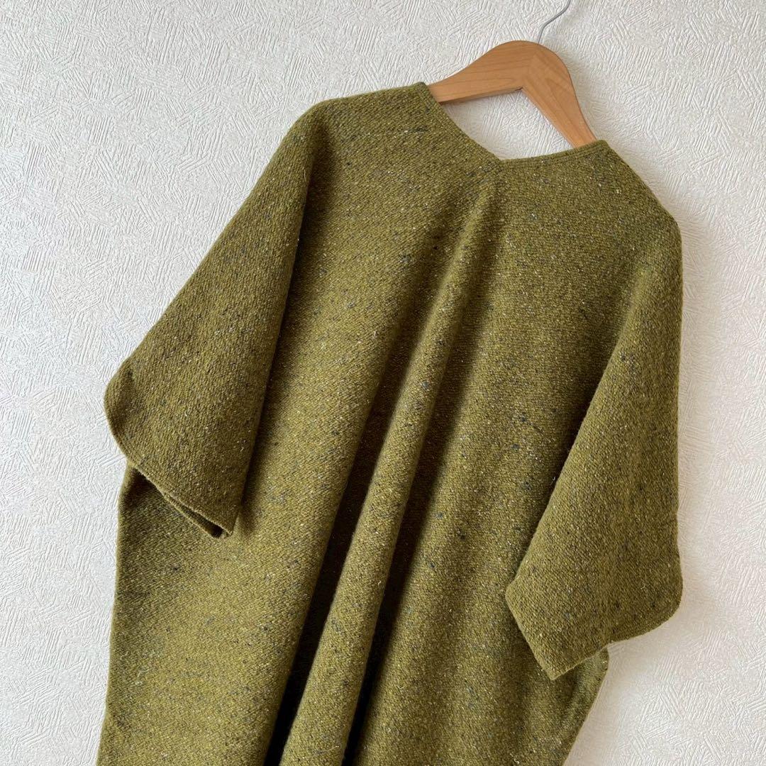ヨーガンレール 2022 リサイクルネップツイード チュニックベスト