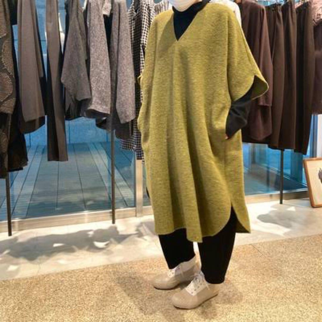 ヨーガンレール 2022 リサイクルネップツイード チュニックベスト