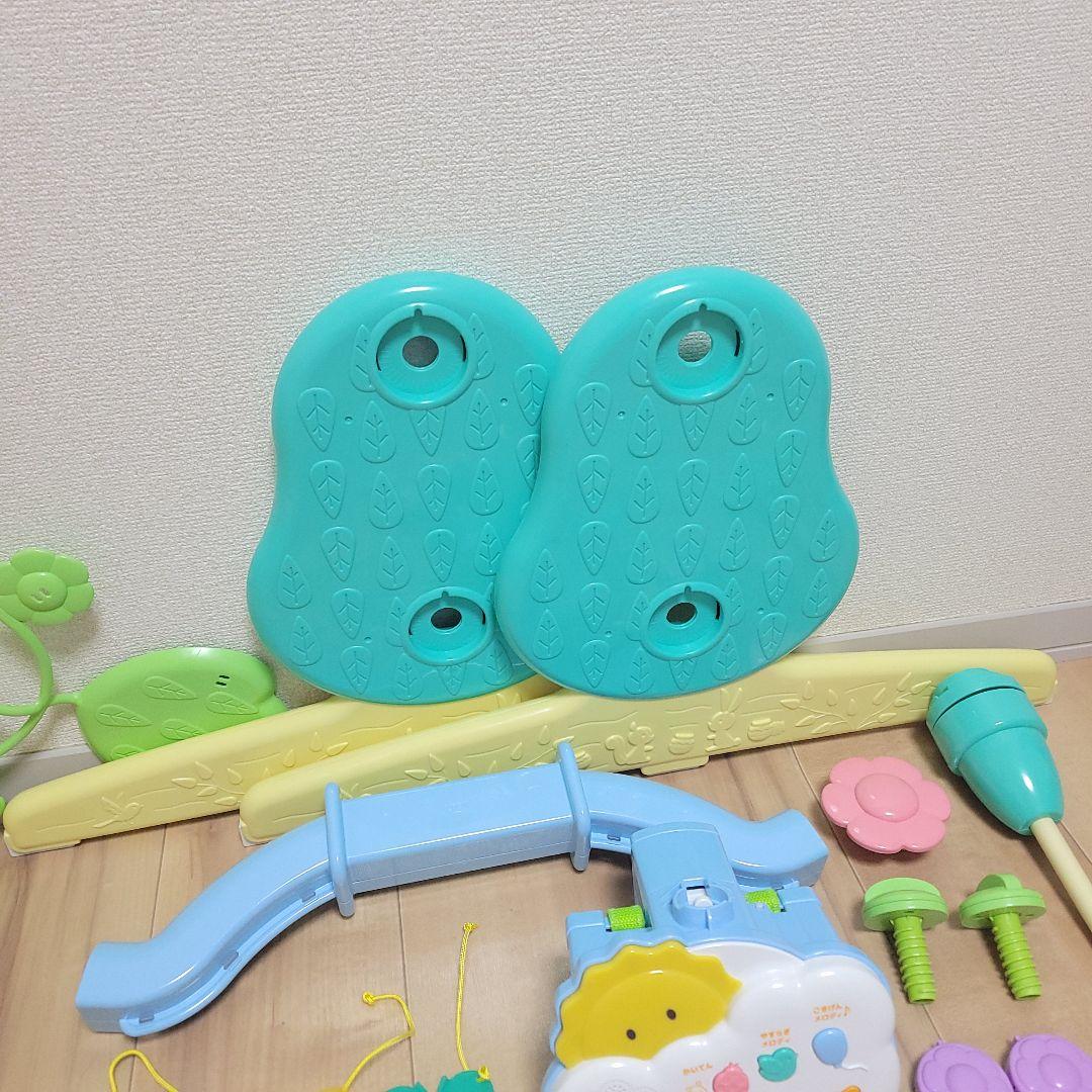 【未使用級】くまのプーさん　えらべる回転 6WAYジムにへんしんメリー