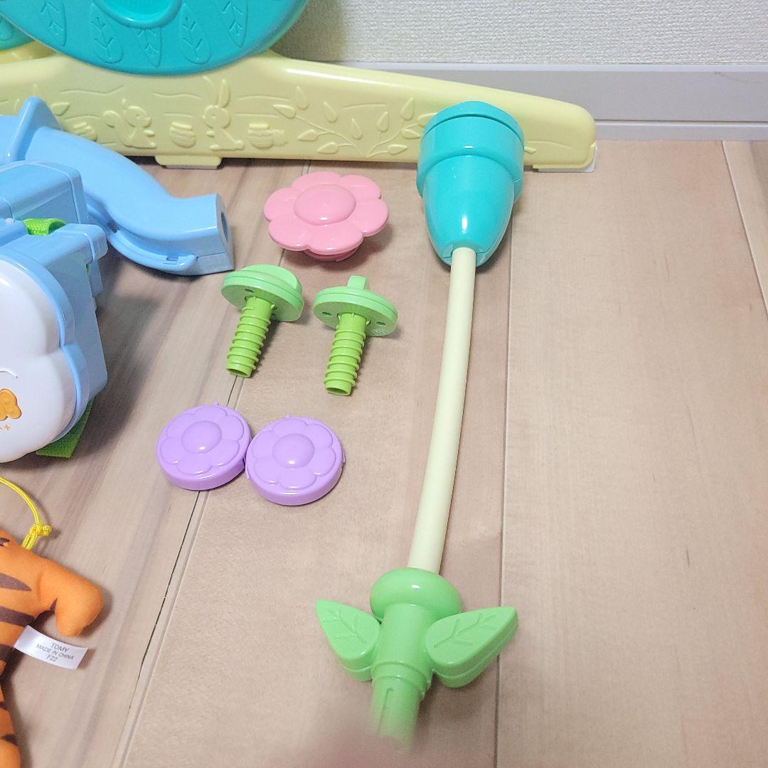 【未使用級】くまのプーさん　えらべる回転 6WAYジムにへんしんメリー