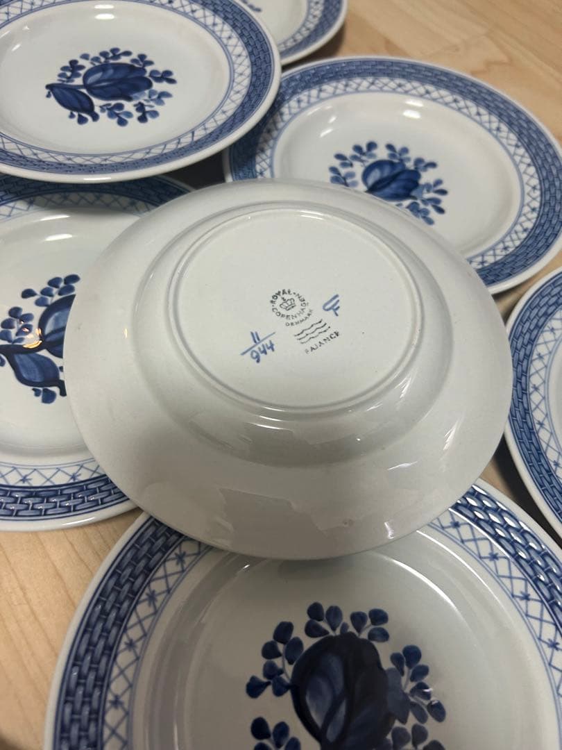 LOVE ぴあの｜希少ロイヤルコペンハーゲン 小皿トランクウェーバー8枚