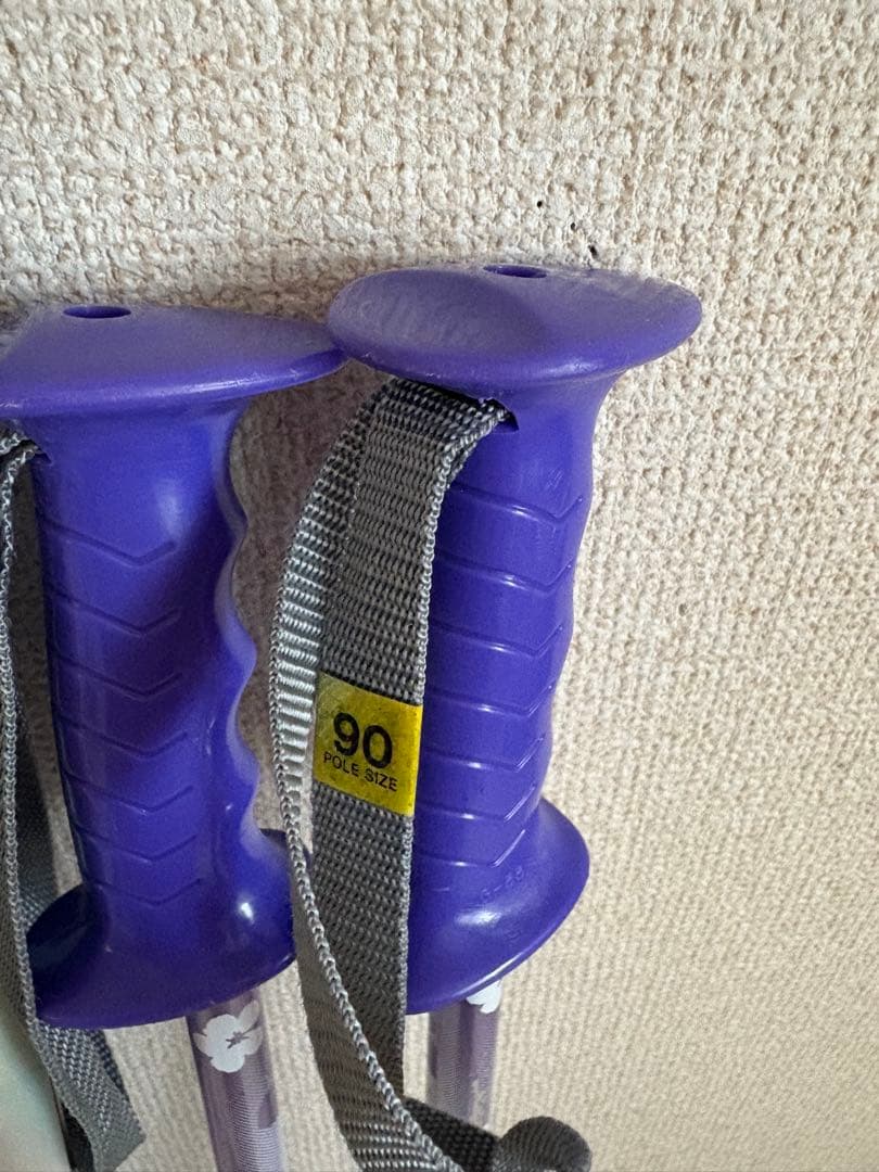 キッズスキー4点セット スキー板、ビンディング、ストック、ブーツ　こどもスキー