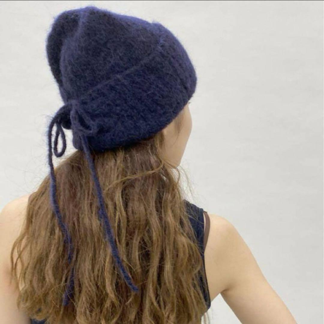 EDIT FOR LULU アルパカミックスシャギーニットキャップ