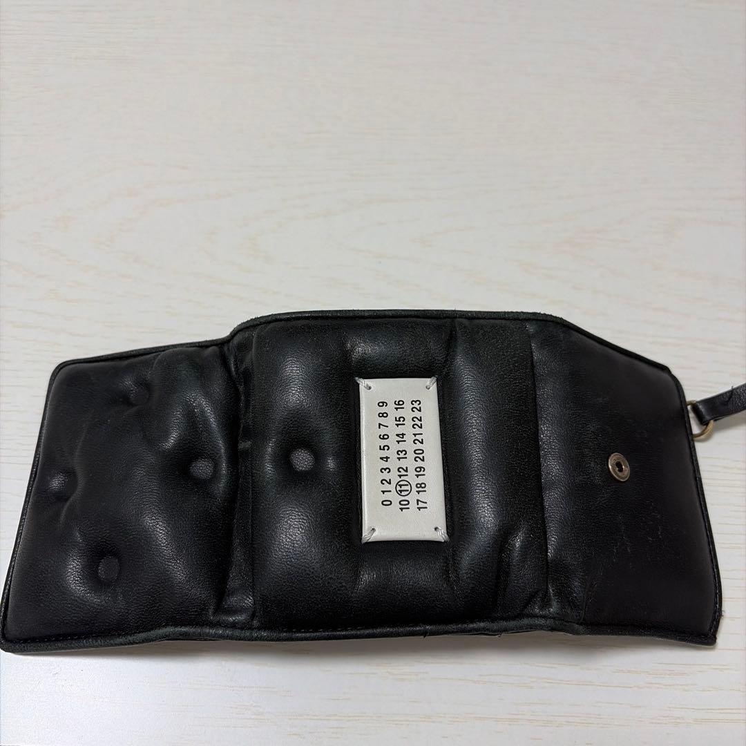 Maison Margiela 三つ折り財布 ブラック(並行輸入品)