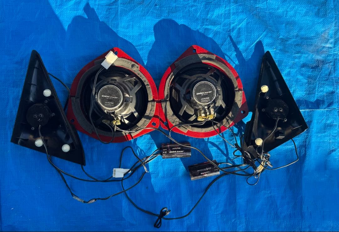 ALPINE DDリニアドアスピーカー（ツイーター付きクロスオーバー2ピース）