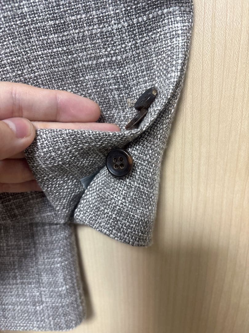 ロロピアーナ　アンコンジャケット　ダブル