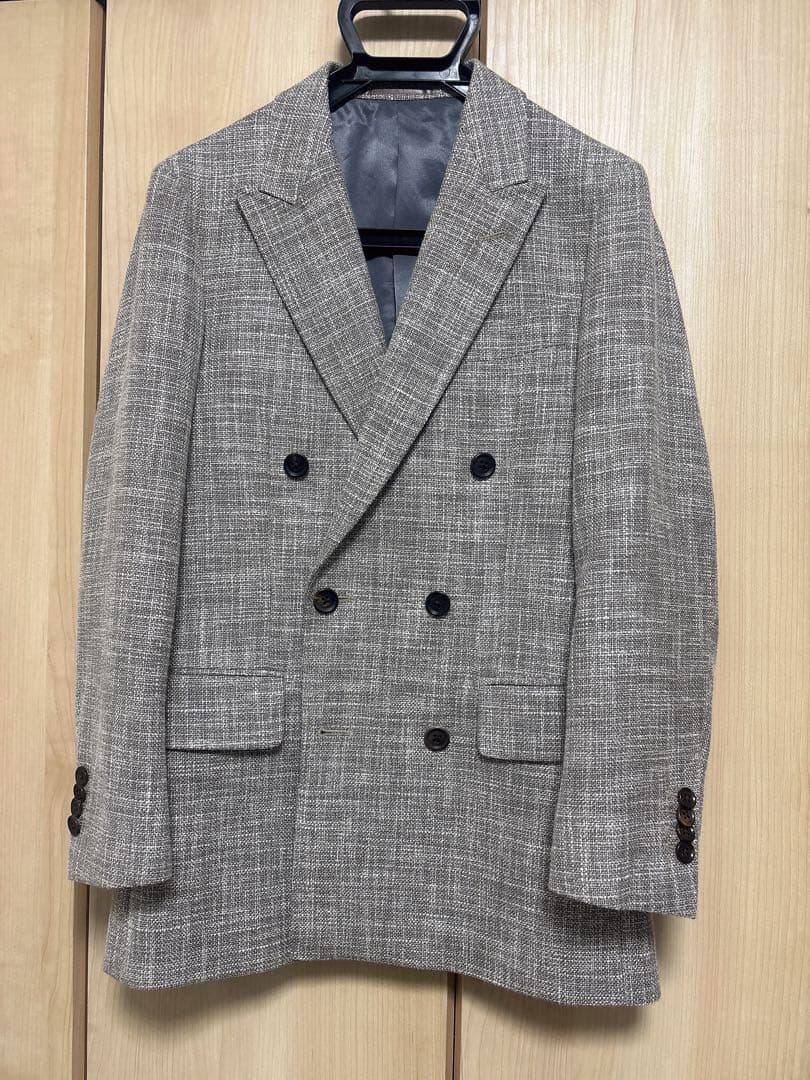 ロロピアーナ　アンコンジャケット　ダブル