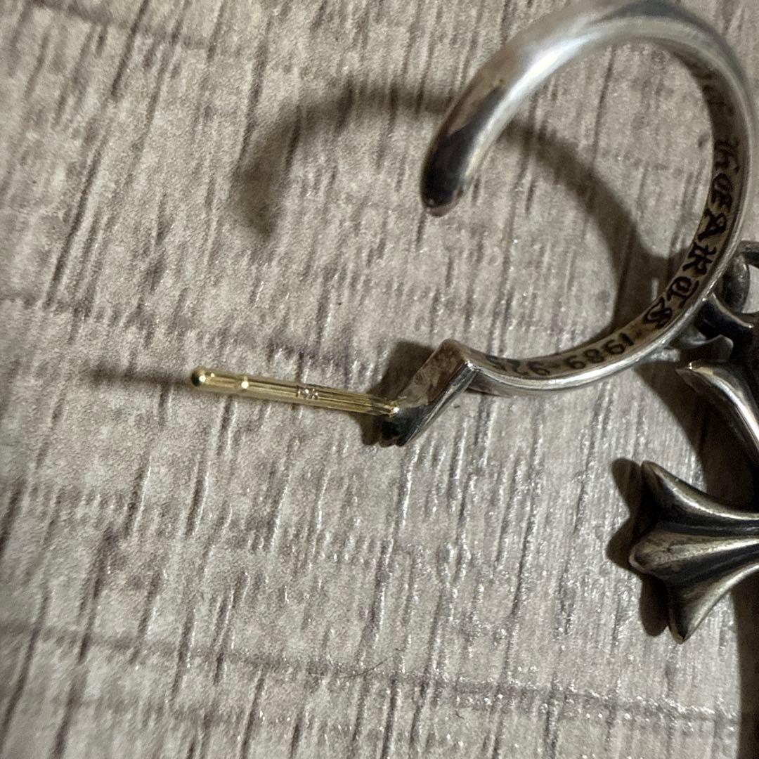 クロムハーツ タイニーCHフープピアス