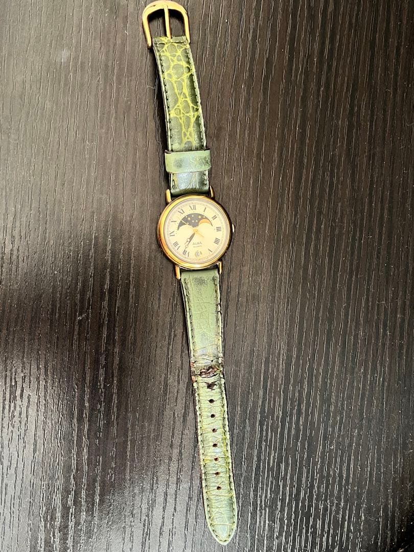 SEIKO ALBA アナログ時計　V338-6100