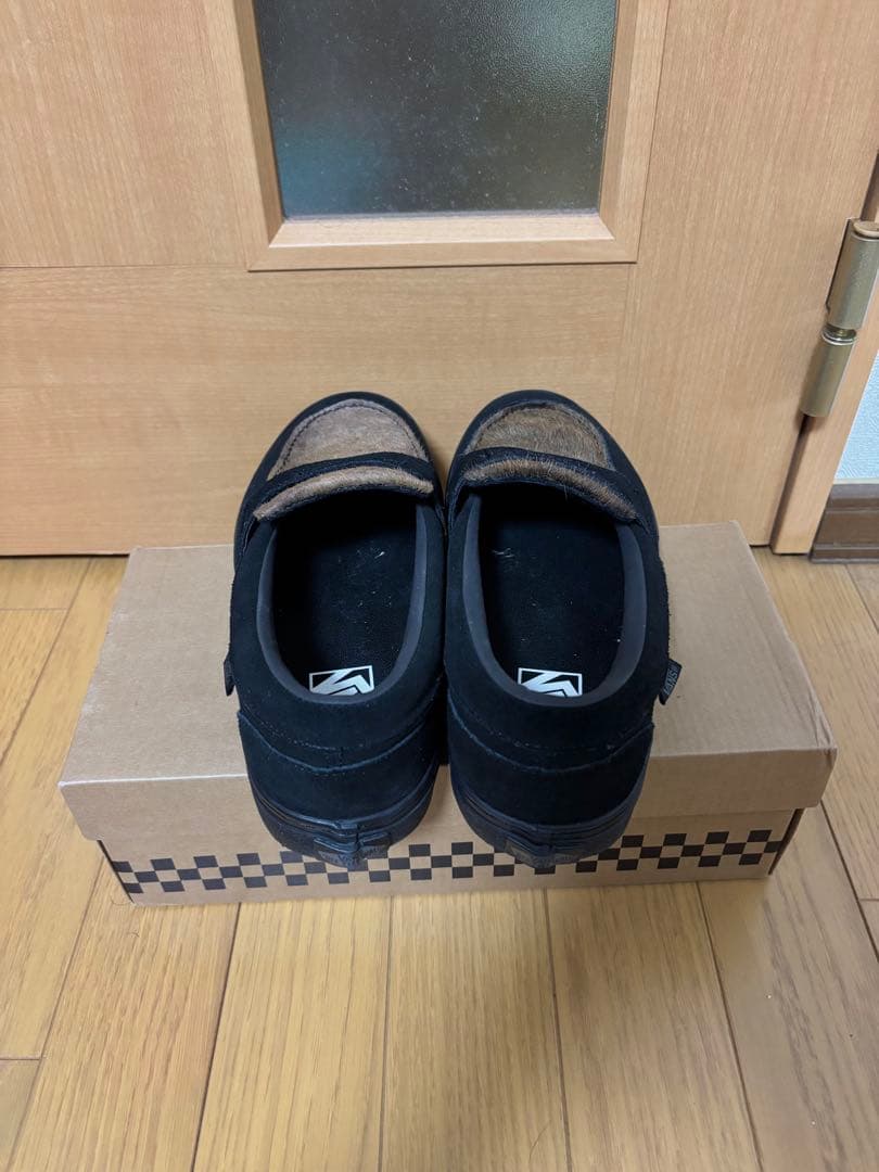vans バンズ ローファー レザー×ハラコ希少　廃盤カラー27cm
