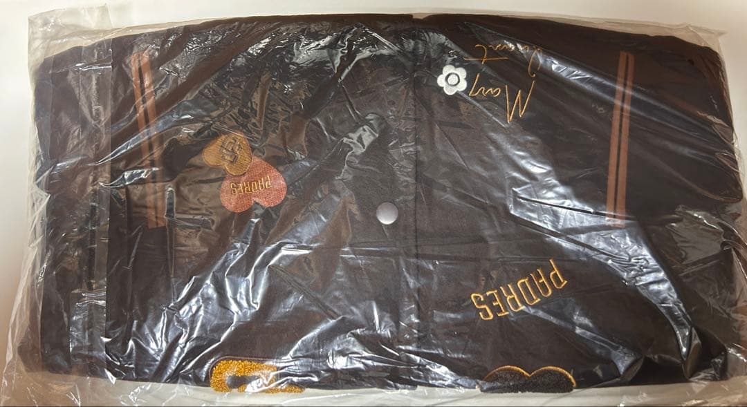 マリークワント スタジアムジャケット(ブラウン)サイズL