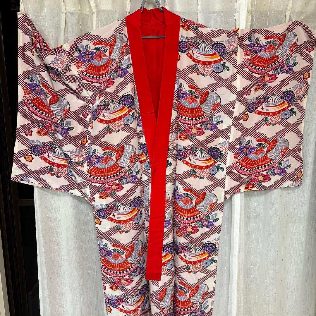 沖縄琉球舞踊衣装 紅型打ち掛け